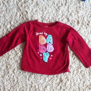 2/&10 Garanimals Long sleeve top baby girl sz 18M